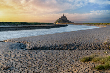 Mont Saint-Michel a former male Benedictine monastery