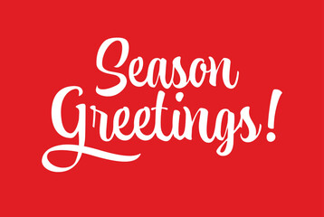 Fototapeta premium season greetings banner. christmas posters, cards, social media, website.