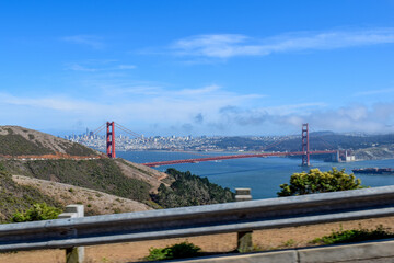Golden Gate Bridge in San Francisco, CA.