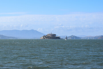 Fototapeta premium Alcatraz Island in San Francisco, CA.