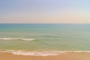 Fototapeta na wymiar waves of the beach quy nhon