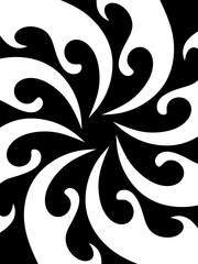 Fototapeta premium black and white of abstract background