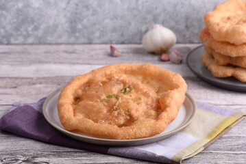 Homamade langos