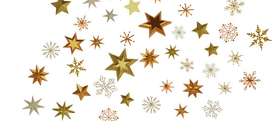 With Realistic Snowflakes Overlay On Light Silver Backdrop. Xmas Holidays