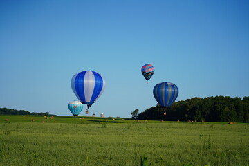 Obraz premium Wisconsin Hot Air Balloon Rally