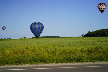 Obraz premium Wisconsin Hot Air Balloon Rally