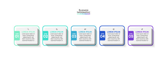 Business data visualization. timeline infographic icons designed for abstract background template milestone element modern diagram process technology digital marketing data presentation chart Vector