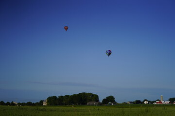 Obraz premium Wisconsin Hot Air Balloon Rally