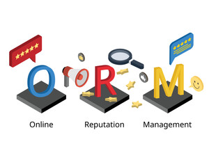 ORM or online reputation management aims to manage the distribution of online information about a company, individual or brand