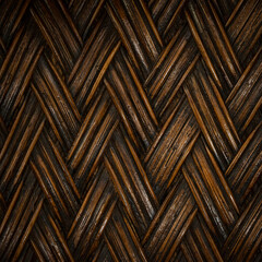 texture of brown rattan weaving