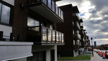 Fototapeta premium modern multi family housing