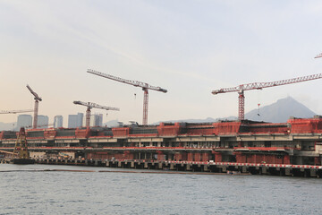 under construction, Kai Tak Cruise Terminal, Hong kong 5 june 2012