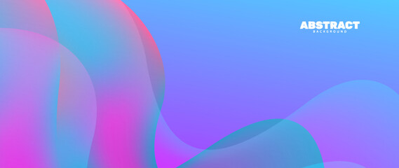 Abstract gradient wave shape multiverse banner background