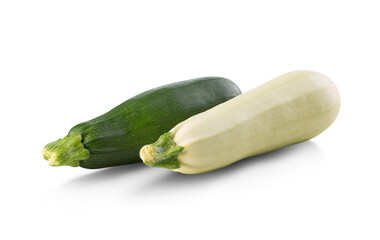 zucchini isolated on white background