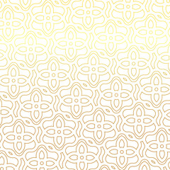 islamic golden pattern batik syle for islamic day event, social media background outline