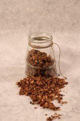 granola de chocolate