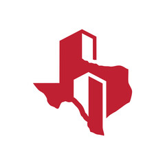 building logo in texas simple