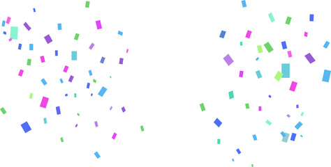 カラフルな紙吹雪の背景イラスト