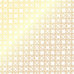 islamic golden pattern batik syle for islamic day event, social media background
