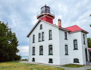 Fototapeta na wymiar Grand Traverse Lighthouse Museum, Michigan