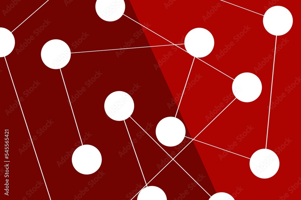 Poster abstract background with dots and lines
