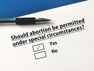 opinion about abortion