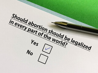 opinion about abortion
