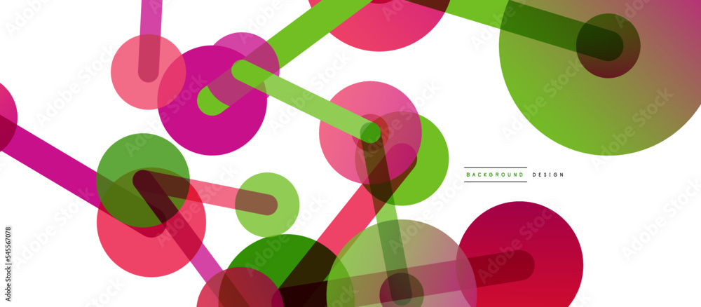 Poster network concept abstract background. dots connection. big data idea. business template for wallpaper