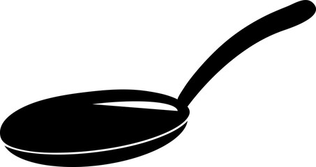  Frying pan icon, logo isolated on white background.eps