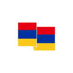 Armenia independence day vector icon set sign symbol