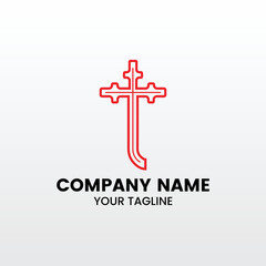 Fototapeta premium inspiring minimalist modern logo template