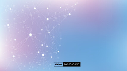 Modern medical digital technology dotted line abstract background. Vector illustration.