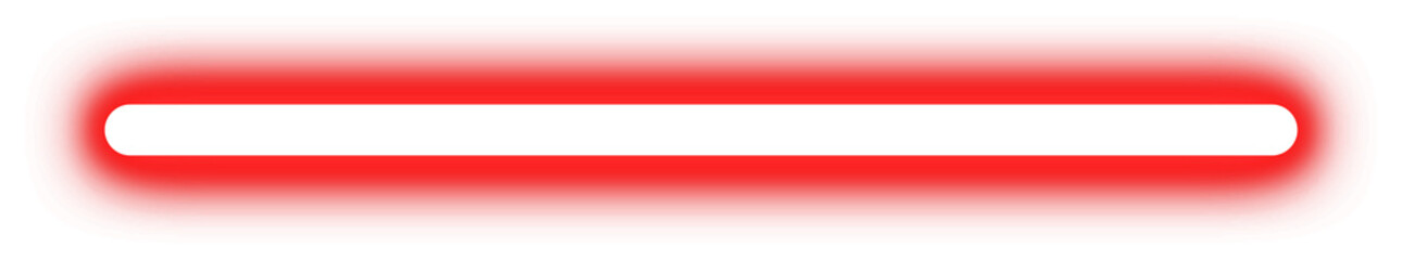 Red Neon Line Border