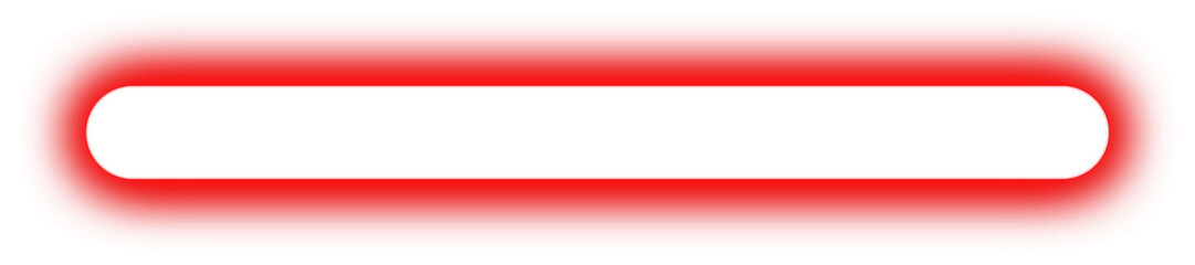 Obraz premium Red Neon Line Border