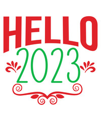 Hello 2023 SVG Cut File