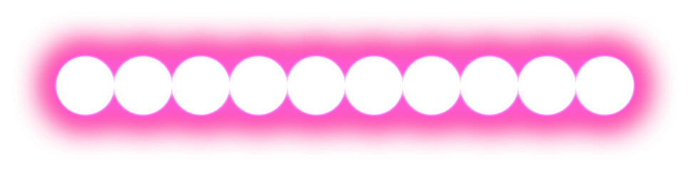 Pink Neon Line Border Vector Illustration