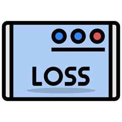 surrender filled outline style icon