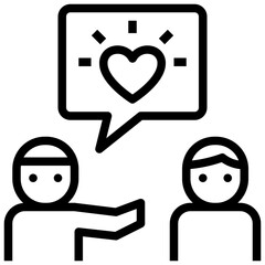 advisor outline style icon