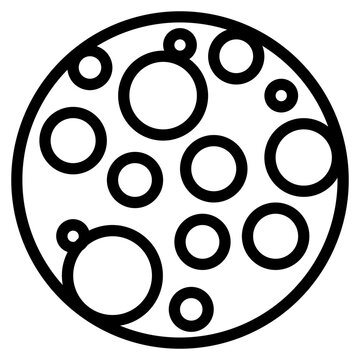 density outline style icon