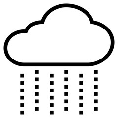 drizzle outline style icon