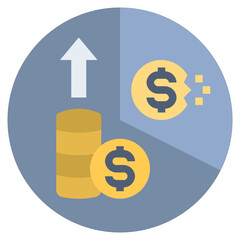 asset flat style icon