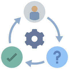 business flat style icon