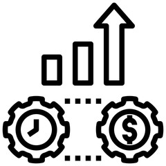 gross outline style icon