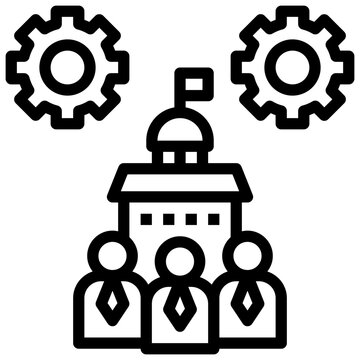 business team building gears concept clip art preview