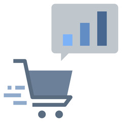 demand flat style icon