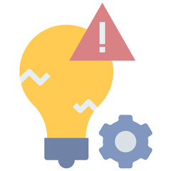 mistake flat style icon