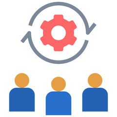 organization flat style icon