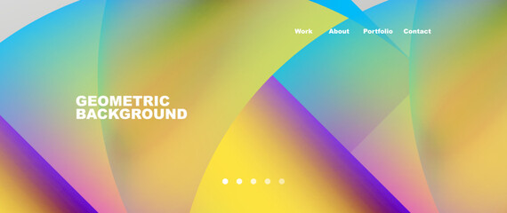 Circles and round elements abstract background design for wallpaper, banner, background, landing page, wall art, invitation, prints