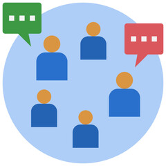 Obraz premium space flat style icon