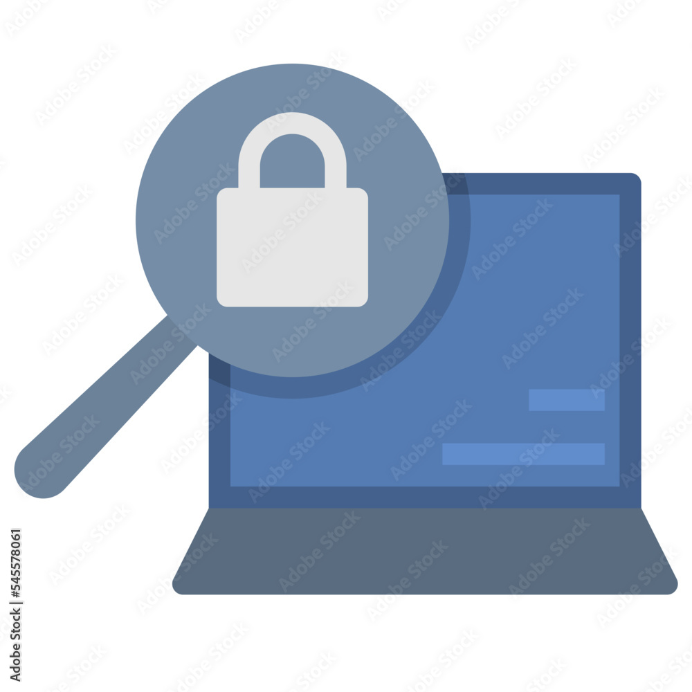 Wall mural website flat style icon